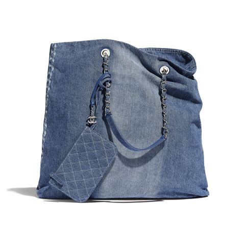 maeva sac chanel|Chanel denim shopping bags.